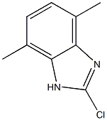 1H-Benzimidazole,2-chloro-4,7-dimethyl-(9CI) 结构式