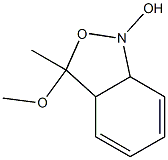 2,1-Benzisoxazole,1,3,3a,7a-tetrahydro-1-hydroxy-3-methoxy-3-methyl-(9CI) 结构式