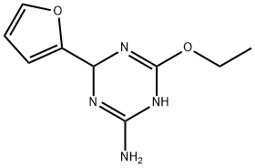 1,3,5-Triazin-2-amine,6-ethoxy-4-(2-furanyl)-1,4-dihydro-(9CI) 结构式