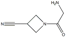 3-Azetidinecarbonitrile,1-(aminoacetyl)-(9CI) 结构式