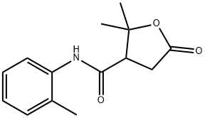 3-Furancarboxamide,tetrahydro-2,2-dimethyl-N-(2-methylphenyl)-5-oxo-(9CI) 结构式