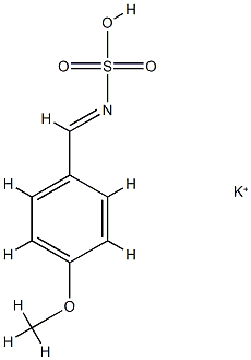 Sulfamic acid,N-[(4-methoxyphenyl)methylene]-, potassium salt (1:1) 结构式