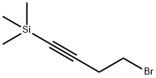 (4-溴-1-丁炔基)三甲基硅烷 结构式