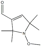 1H-Pyrrole-3-carboxaldehyde,2,5-dihydro-1-methoxy-2,2,5,5-tetramethyl-(9CI) 结构式