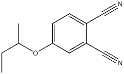 1,2-Benzenedicarbonitrile,4-(1-methylpropoxy)-(9CI) 结构式