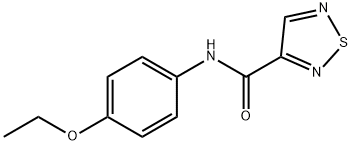 1,2,5-Thiadiazole-3-carboxamide,N-(4-ethoxyphenyl)-(9CI) 结构式