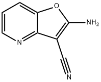 Furo[3,2-b]pyridine-3-carbonitrile,2-amino-(9CI) 结构式