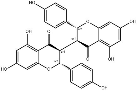 狼毒素 结构式