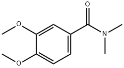 3,4-二甲氧基-N,N-二甲基苯甲酰胺 结构式