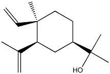 (1R)-4β-Ethenyl-α,α,4-trimethyl-3β-(1-methylethenyl)cyclohexane-1β-methanol 结构式