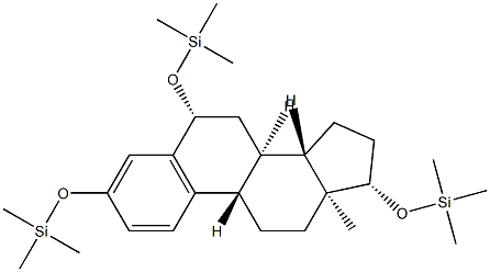 3,6β,17β-Tris(trimethylsiloxy)-1,3,5(10)-estratriene 结构式