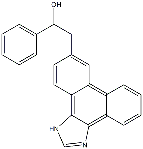 α-Phenyl-1H-phenanthro[9,10-d]imidazole-6-ethanol 结构式