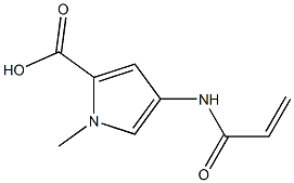 1H-Pyrrole-2-carboxylicacid,1-methyl-4-[(1-oxo-2-propenyl)amino]-(9CI) 结构式