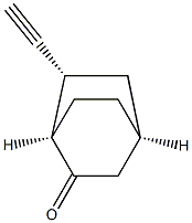 Bicyclo[2.2.2]octanone, 6-ethynyl-, (1R,4S,6R)-rel- (9CI) 结构式