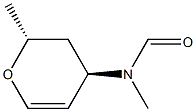 Formamide, N-[(2R,4R)-3,4-dihydro-2-methyl-2H-pyran-4-yl]-N-methyl-, rel- 结构式