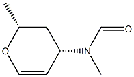 Formamide, N-[(2R,4S)-3,4-dihydro-2-methyl-2H-pyran-4-yl]-N-methyl-, rel- 结构式