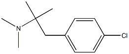 N,N,-dimethylchlorphentermine 结构式