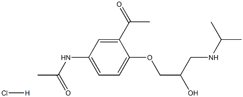 Diacetolol 结构式