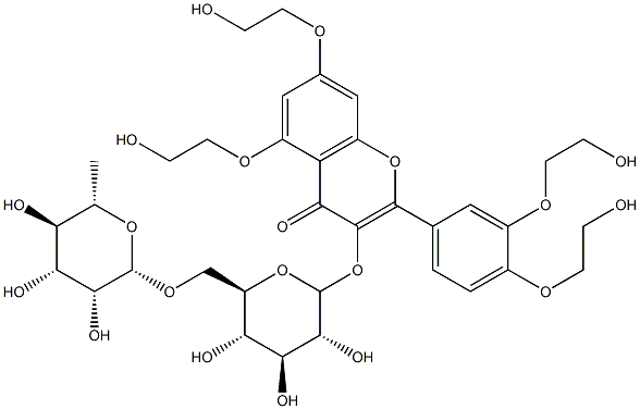 曲克芦丁杂质1 结构式