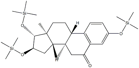 3,16α,17β-Tris(trimethylsiloxy)-1,3,5(10)-estratrien-6-one 结构式