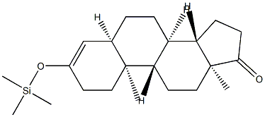 3-(Trimethylsiloxy)-5β-androst-3-en-17-one 结构式