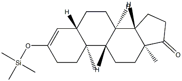 3-(Trimethylsiloxy)-5α-androst-3-en-17-one 结构式