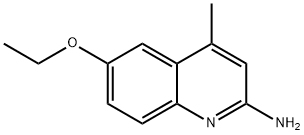 2-Quinolinamine,6-ethoxy-4-methyl-(9CI) 结构式