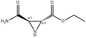 2-Aziridinecarboxylicacid,3-(aminocarbonyl)-,ethylester,(2R,3R)-rel-(9CI) 结构式