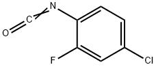 4-CHLORO-2-FLUORO-1-ISOCYANATOBENZENE 结构式