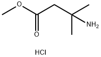 3-氨基-3-甲基丁酸盐酸盐 结构式