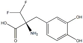 alpha-difluoromethyl-DOPA 结构式