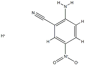 Benzonitrile,  2-amino-5-nitro-,  conjugate  monoacid  (9CI) 结构式