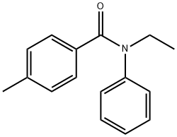 N-乙基-4-甲基-N-苯基苯甲酰胺 结构式