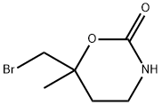 2H-1,3-Oxazin-2-one,6-(bromomethyl)tetrahydro-6-methyl-(9CI) 结构式