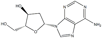 2'-deoxyadenosine 结构式