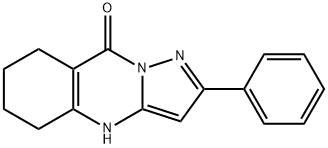 2-PHENYL-5,6,7,8-TETRAHYDROPYRAZOLO[5,1-B]QUINAZOLIN-9(4H)-ONE 结构式