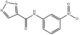 1,2,5-Thiadiazole-3-carboxamide,N-(3-nitrophenyl)-(9CI) 结构式