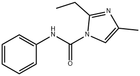 1H-Imidazole-1-carboxamide,2-ethyl-4-methyl-N-phenyl-(9CI) 结构式