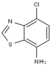 4-氯苯并[D]噻唑-7-胺 结构式