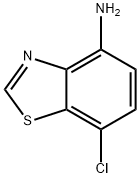 4-Benzothiazolamine,7-chloro-(9CI) 结构式