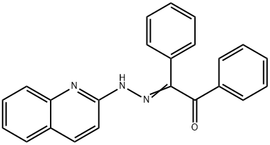 α-Oxo-α-phenylacetophenone 2-quinolyl hydrazone 结构式