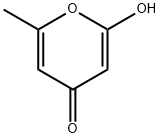 2-HYDROXY-6-METHYL-4H-PYRAN-4-ONE 结构式