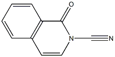 2(1H)-Isoquinolinecarbonitrile,1-oxo-(9CI) 结构式