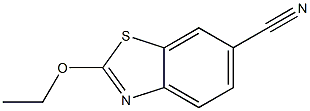 6-Benzothiazolecarbonitrile,2-ethoxy-(9CI) 结构式