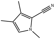 1H-Pyrrole-2-carbonitrile,1,3,4-trimethyl-(9CI) 结构式