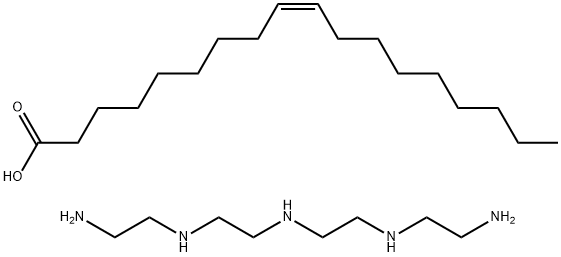 9-Octadecenoic acid (9Z)-, polymer with N-(2-aminoethyl)-N-2-(2-aminoethyl)aminoethyl-1,2-ethanediamine 结构式