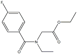 ETHYL (+-)-N-[1-(4-FLUOROPHENYL)ETHYL]-N-FORMYLAMINOACETATE	 结构式