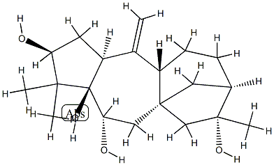 Grayanotox-10(20)-ene-3β,5,6β,16-tetrol 结构式