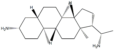 (20S)-5α-Pregnane-3β,20-diamine 结构式