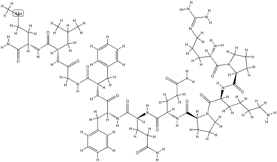 substance P, Phe(7)- 结构式